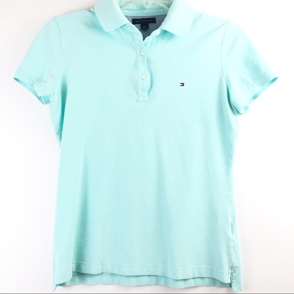 Tommy Hilfiger Seafoam Polo Shirt - Picture 1 of 5